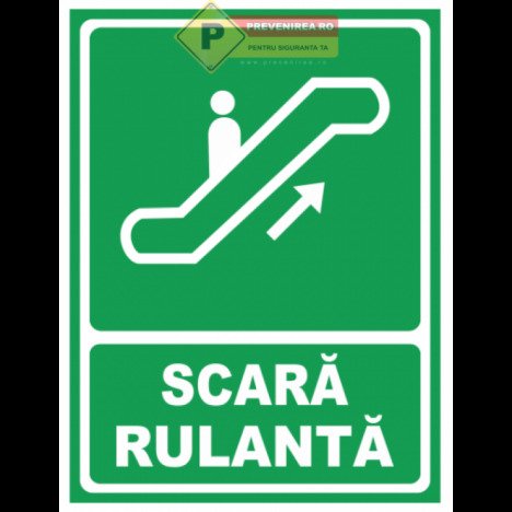 Indicator pentru scara rulanta